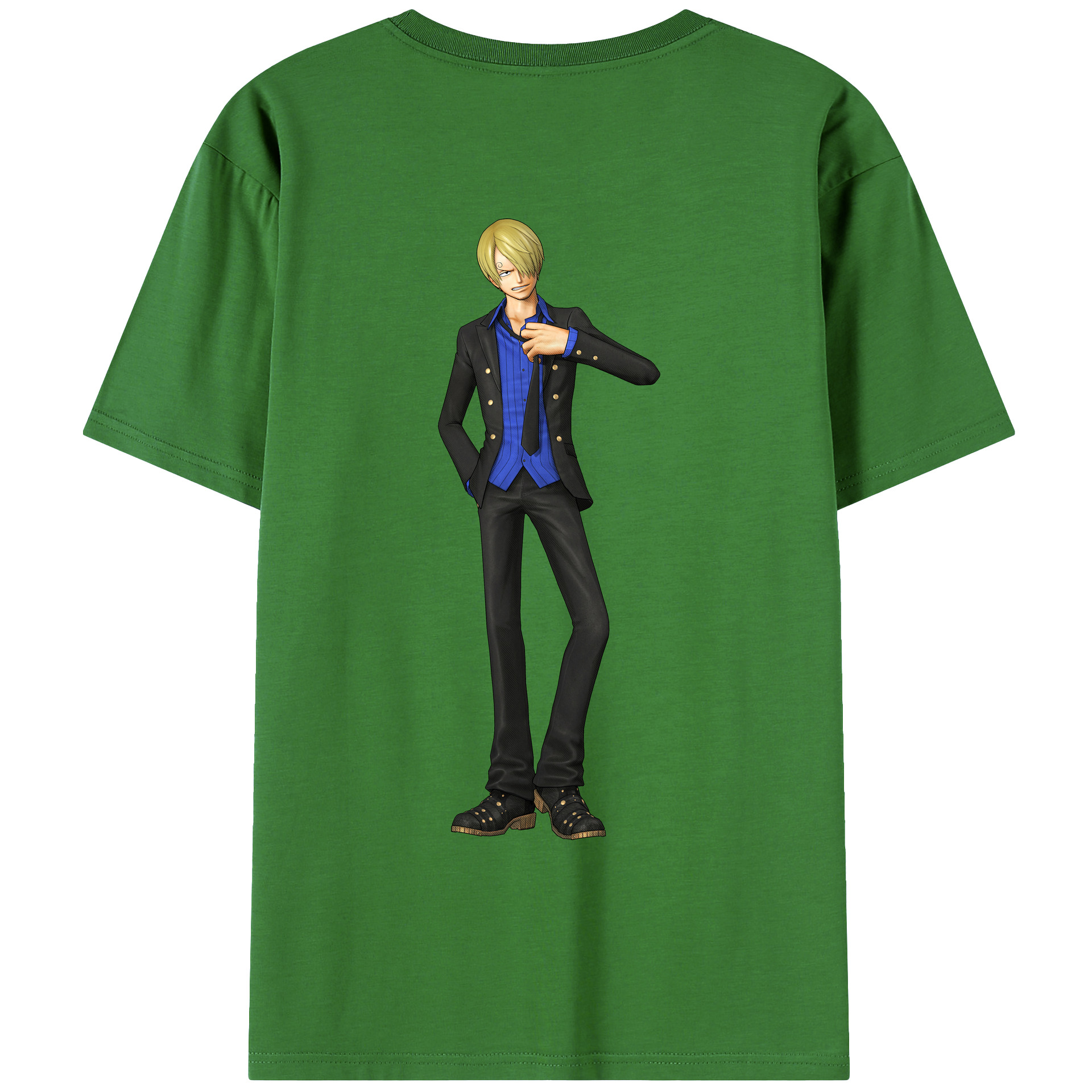 （画像用） ワンピース サンジ ONE PIECE Sanji レディース半袖Tシャツ(バックプリント)
